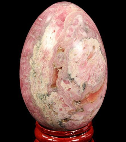 Polished Rhodochrosite Egg - Argentina #79261